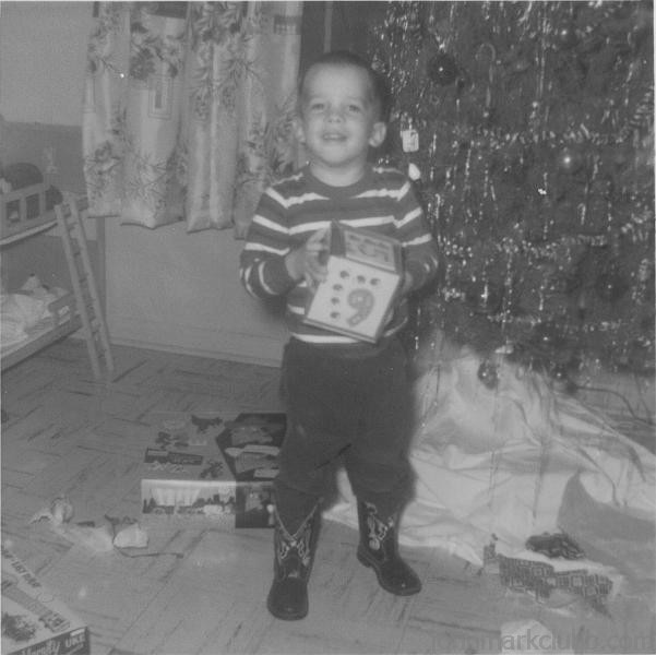 JMC 1964 - 2.JPG - Christmas at four years of age in childhood home in Crestwood, KY 1964